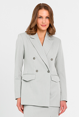 жакет в полоску